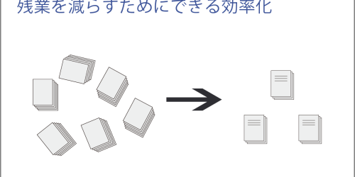 残業を減らすためにできる効率化