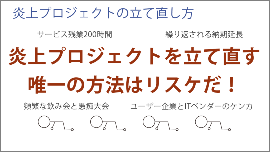 炎上プロジェクトを立て直す唯一の方法はリスケだ